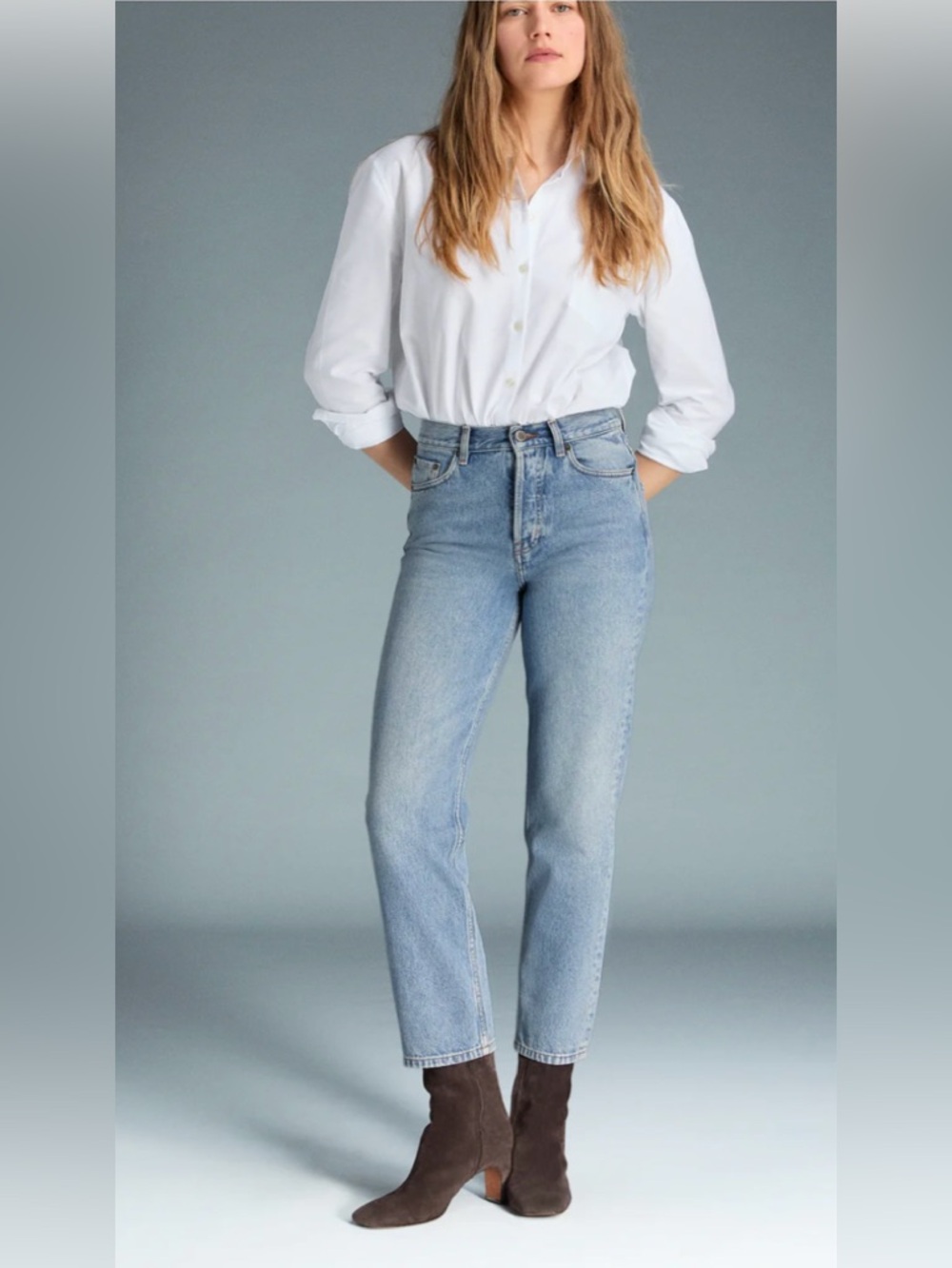 Rouje Marais Straight Jeans. Size 27